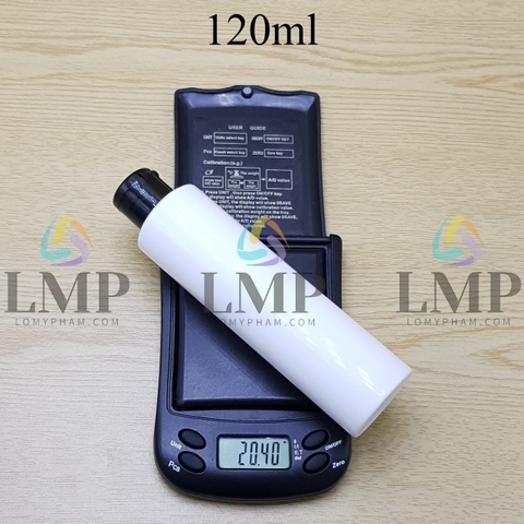 Chai PETG vai ngang nắp bật trơn bóng