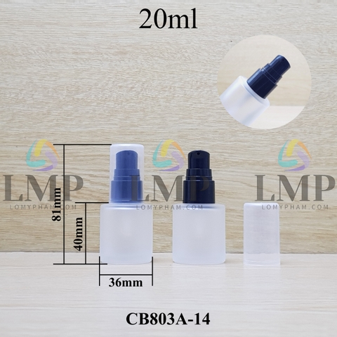 Chai thủy tinh đầu xịt giọt 1 viền