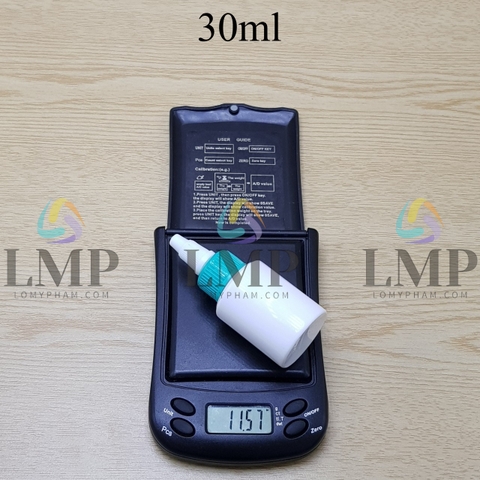 Chai PETG vai ngang nắp nhọn sọc tattoo