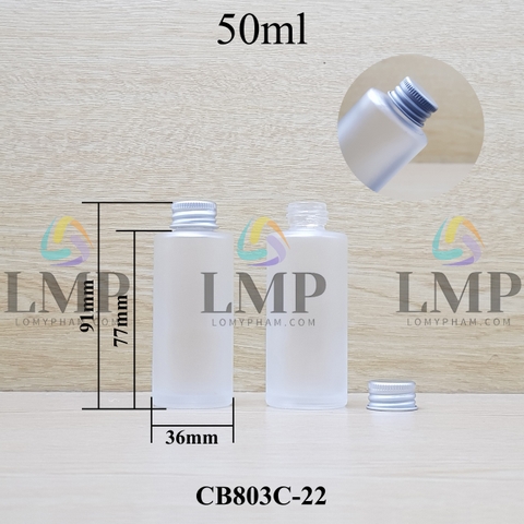 Chai thủy tinh nắp nhôm cuốn