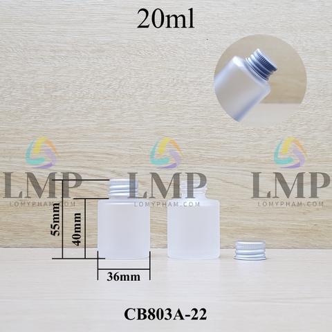 Chai thủy tinh nắp nhôm cuốn