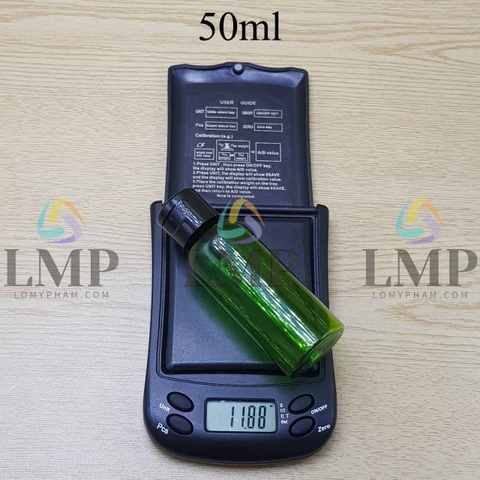 Chai vai tròn nắp bật trơn bóng 50ml