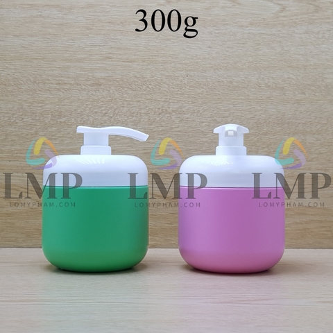 Hũ có vòi trắng 300g