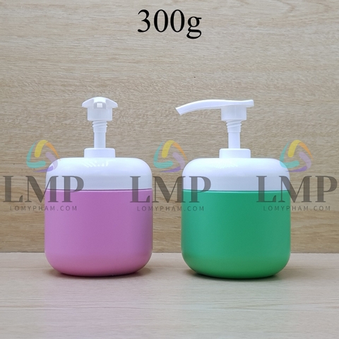 Hũ có vòi trắng 300g