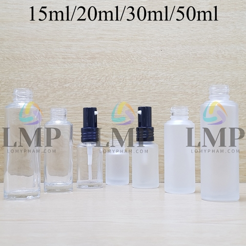 Chai thủy tinh đầu nhôm giọt cao