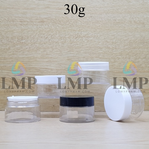 Hũ PET nắp nhựa 30g