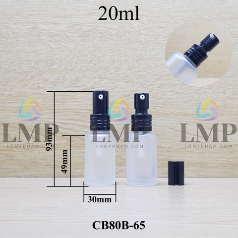 Chai thủy tinh đầu nhôm giọt cao