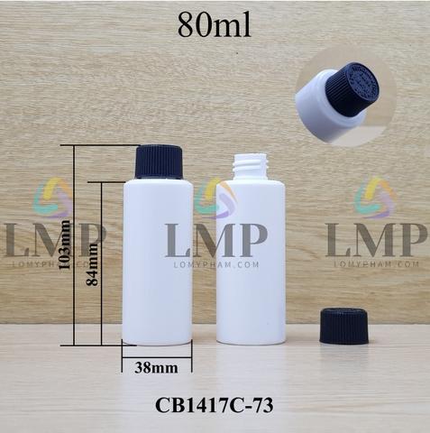 Chai PETG vai ngang nắp push down and turn sọc