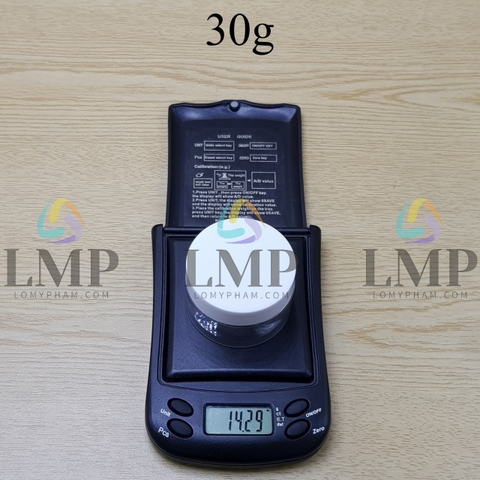 Hũ PET nắp nhựa 30g