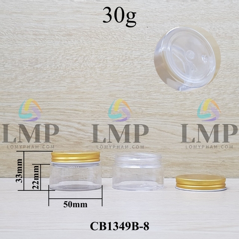 Hũ PET nắp nhôm 30g