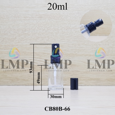 Chai thủy tinh đầu nhôm giọt cao