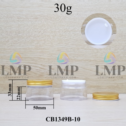 Hũ PET nắp nhôm 30g
