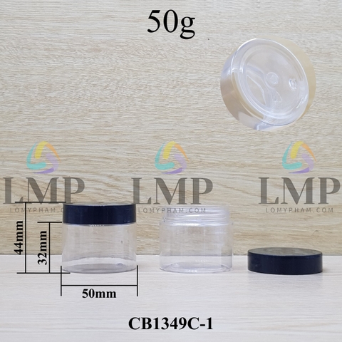 Hũ PET nắp nhựa 50g