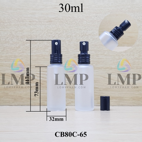 Chai thủy tinh đầu nhôm giọt cao