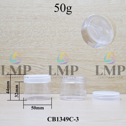 Hũ PET nắp nhựa 50g