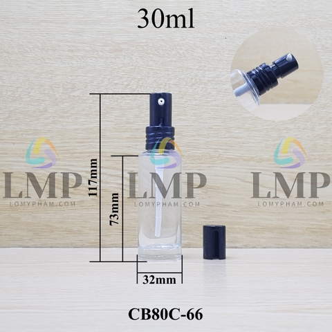 Chai thủy tinh đầu nhôm giọt cao