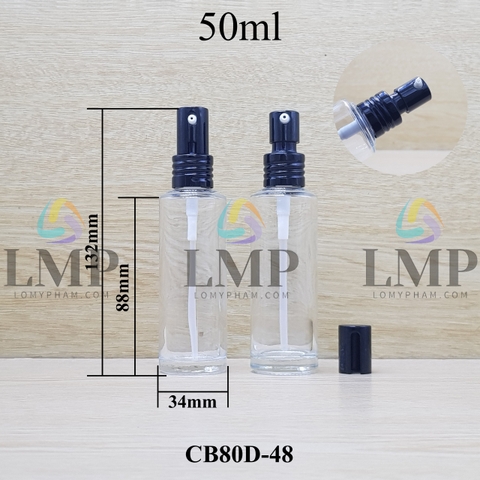 Chai thủy tinh đầu nhôm giọt cao