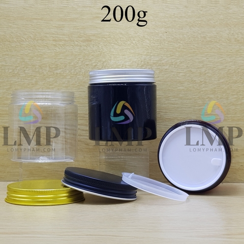 Hũ PET nắp nhôm 200g