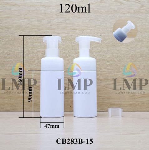 Chai tạo bọt nắp có khóa
