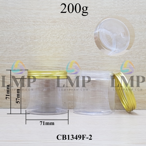Hũ PET nắp nhôm 200g