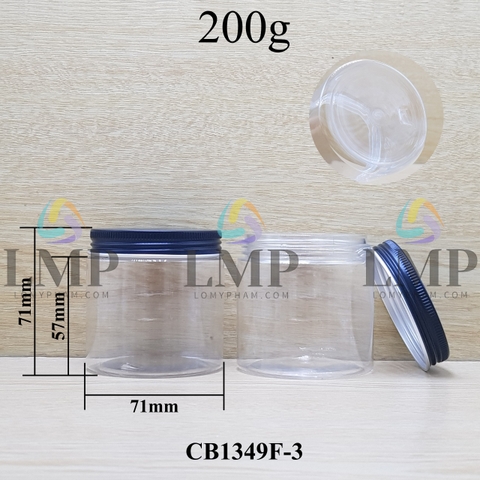 Hũ PET nắp nhôm 200g