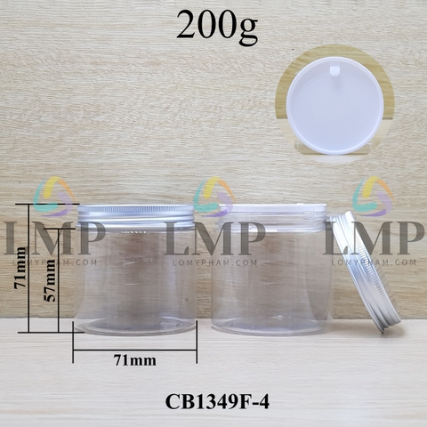 Hũ PET nắp nhôm 200g