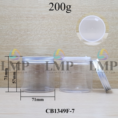 Hũ PET nắp nhôm 200g