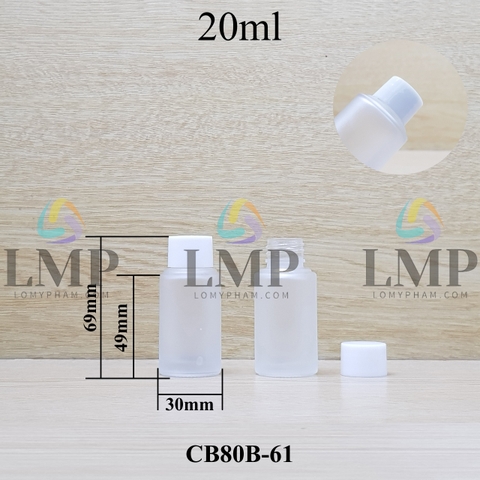 Chai thủy tinh nắp vặn trơn