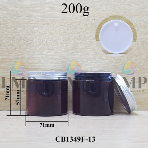 Hũ PET nắp nhôm 200g