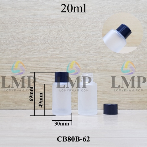 Chai thủy tinh nắp vặn trơn