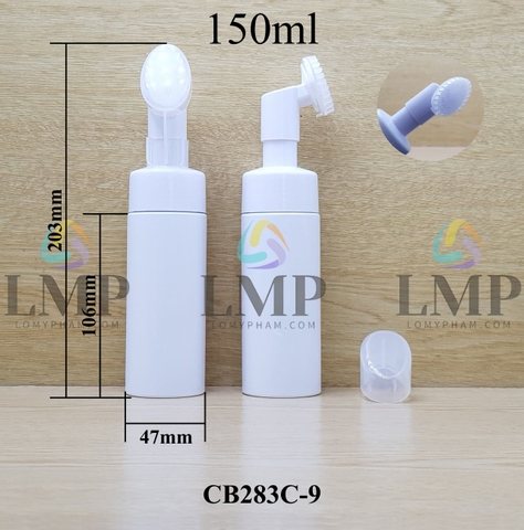 Chai tạo bọt đầu massage oval