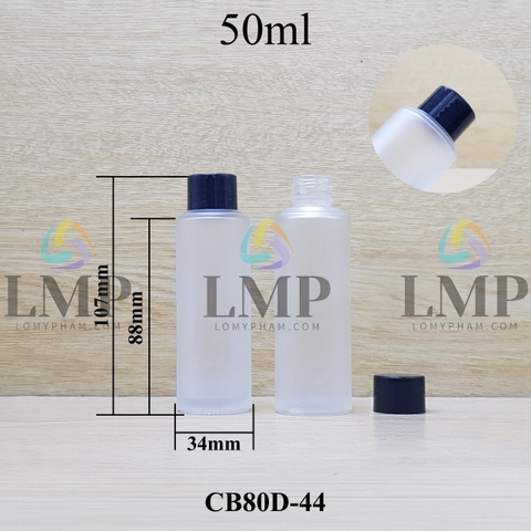 Chai thủy tinh nắp vặn trơn