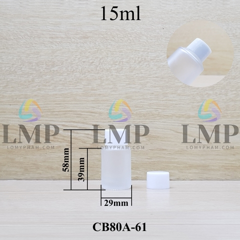 Chai thủy tinh nắp vặn trơn