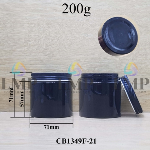 Hũ PET nắp nhôm 200g