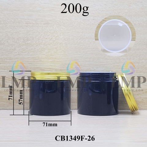 Hũ PET nắp nhôm 200g