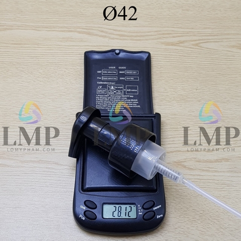 Đầu bơm tạo bọt có khóa Ø42