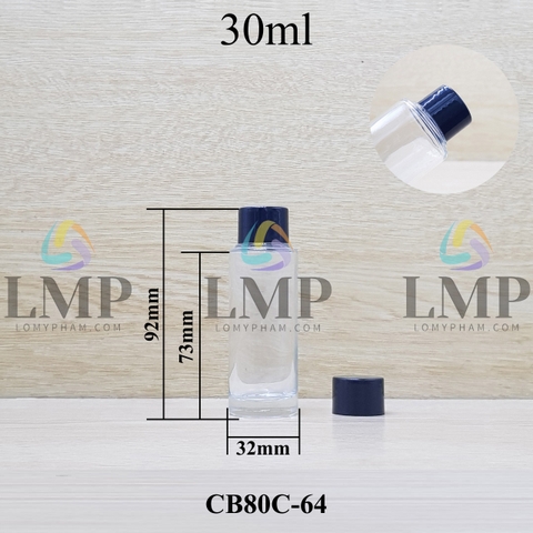 Chai thủy tinh nắp vặn trơn