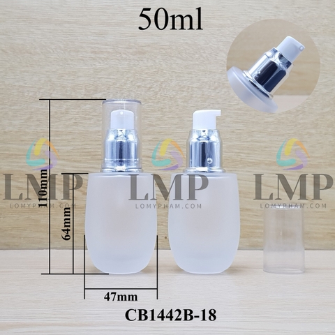 Chai thủy tinh bầu đầu xịt giọt xi