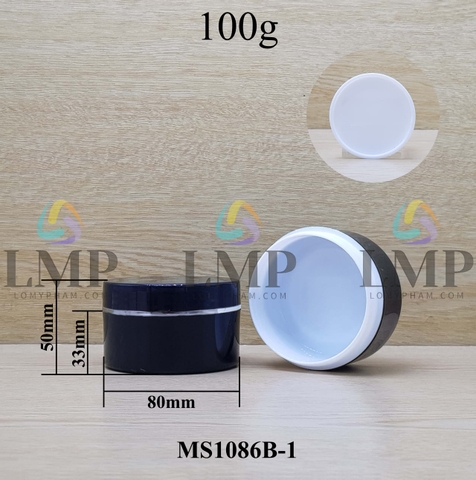 Hũ K100 viền vàng/bạc 100g