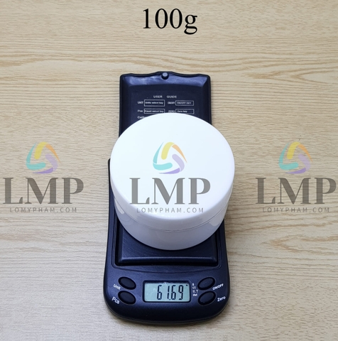 Hũ K100 viền vàng/bạc 100g