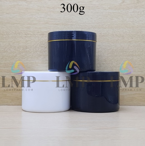 Hũ K300 viền vàng/bạc 300g