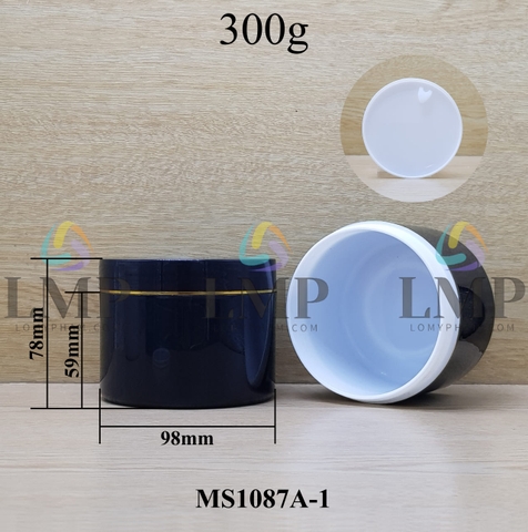 Hũ K300 viền vàng/bạc 300g