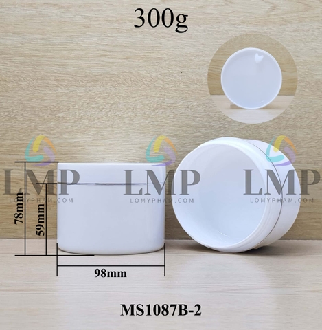 Hũ K300 viền vàng/bạc 300g