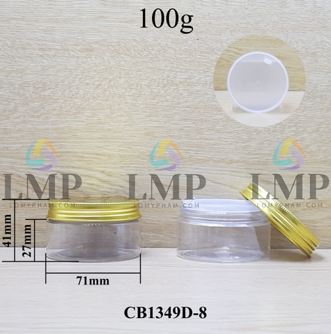 Hũ PET nắp nhôm 100g