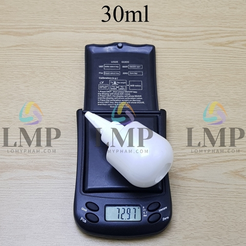 Chai thủy tinh bầu nắp nhọn sọc