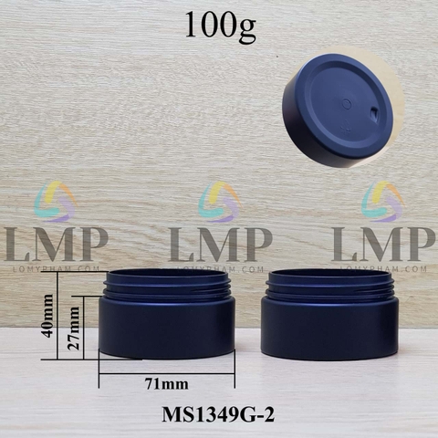 Thân hũ PET phun mờ 100g cổ Ø68