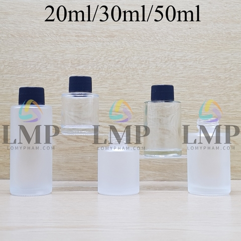 Chai thủy tinh nắp vặn sọc