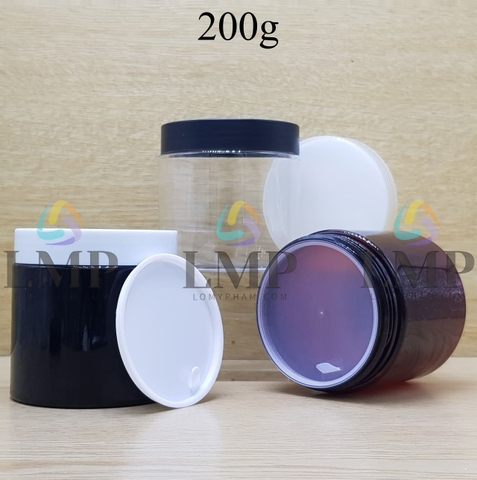Hũ PET nắp nhựa 200g