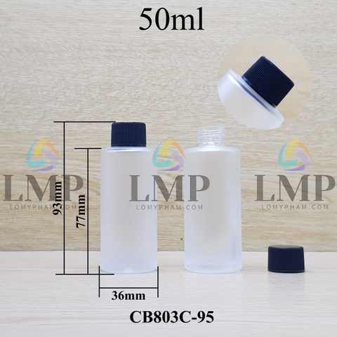 Chai thủy tinh nắp vặn sọc