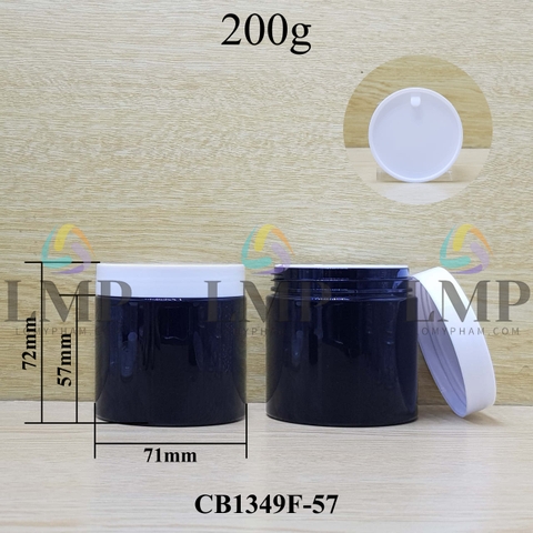 Hũ PET nắp nhựa 200g